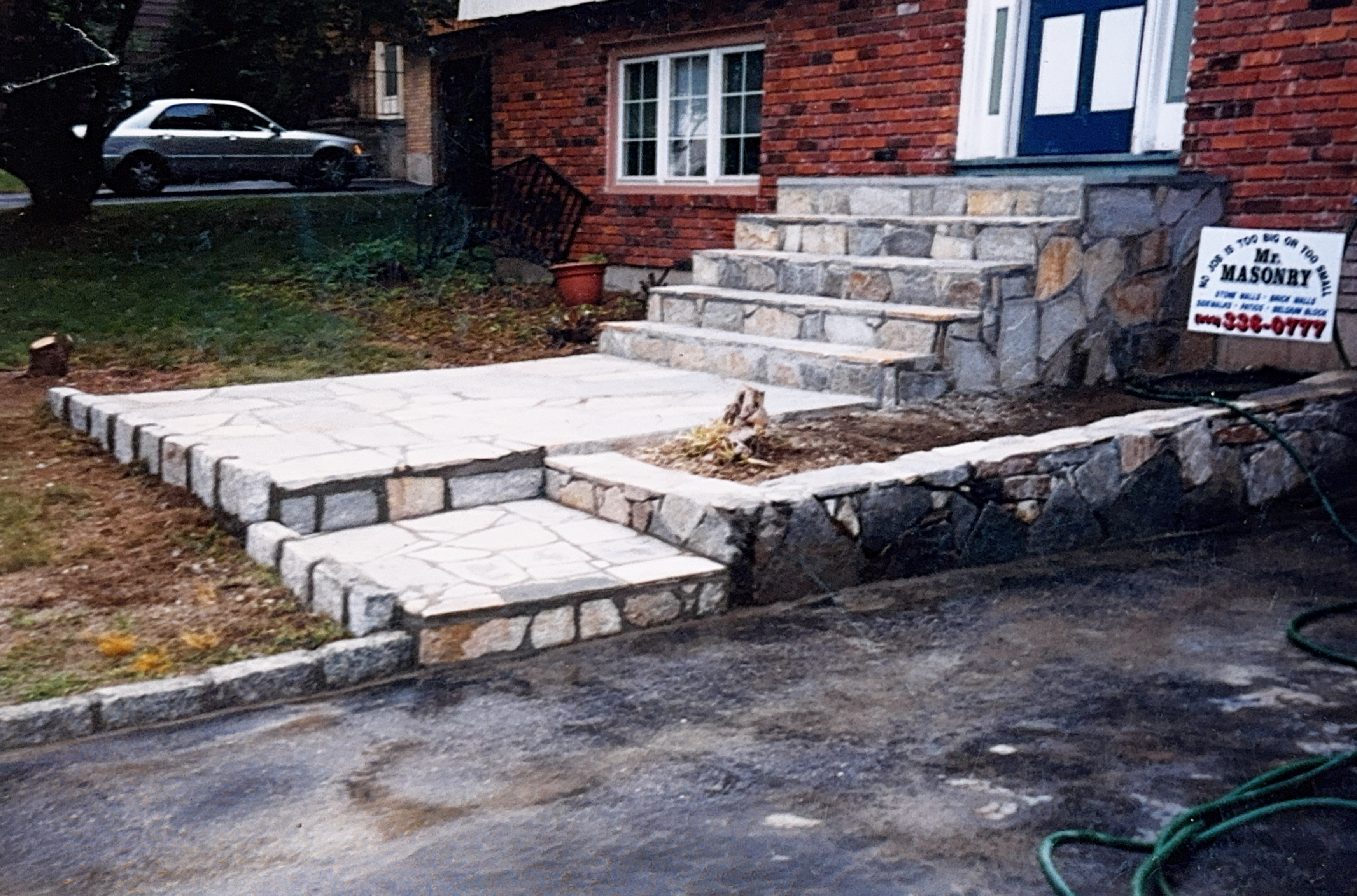 After walkway repair in Bridgeport CT